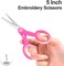 Premium Sewing Scissors Bundle: Heavy Duty Fabric, Detail Embroidery & Small Selvedge Scissors